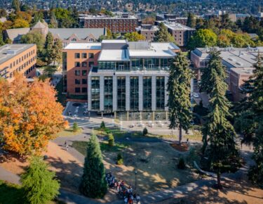 Founder's Hall, Foster School of Business by LMN Photo by Tim Griffith