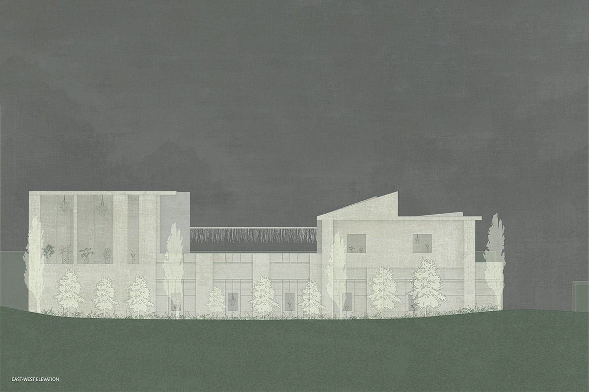 Community Spark - FRONT ELEVATION East to West
