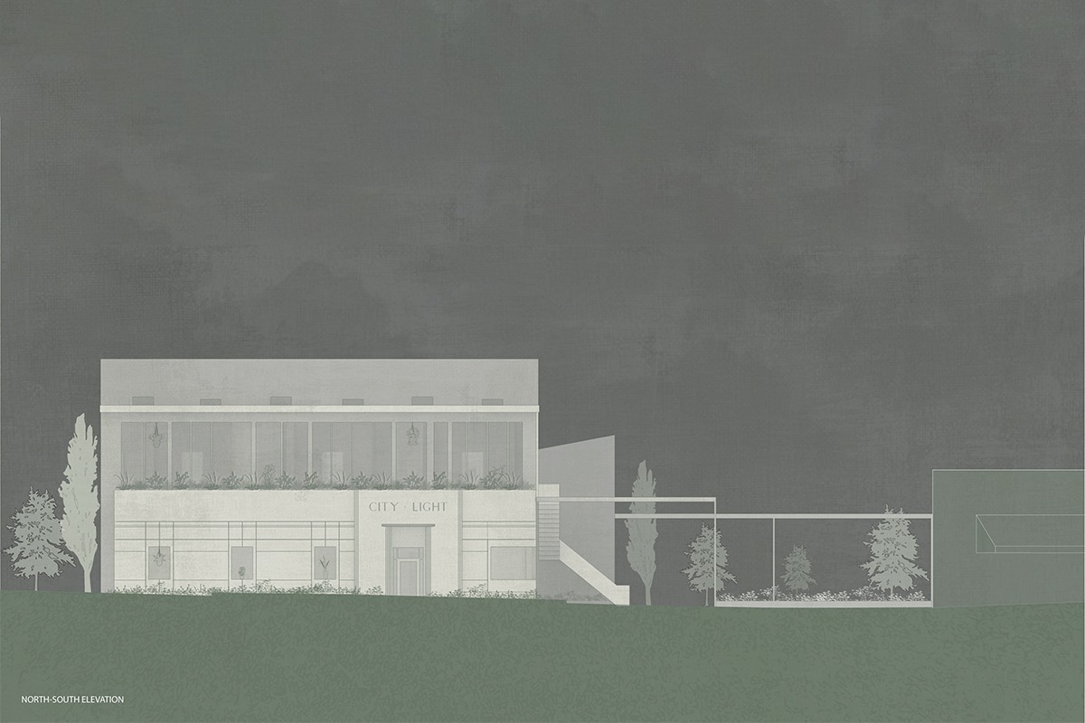 Community Spark - FRONT ELEVATION North to South