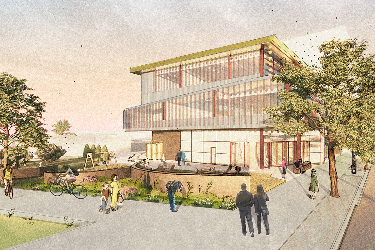 THE HIVE Exterior Render