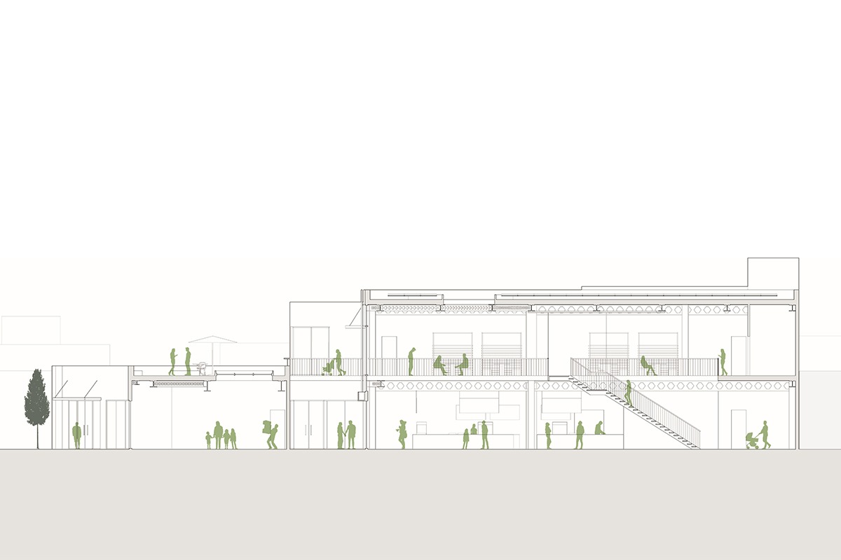 HABITAT KITCHEN - Section East West