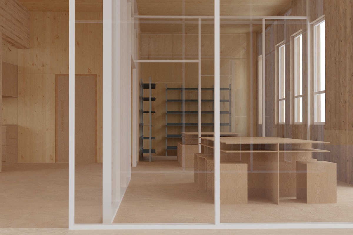 Pemberton Mill Office Space Render