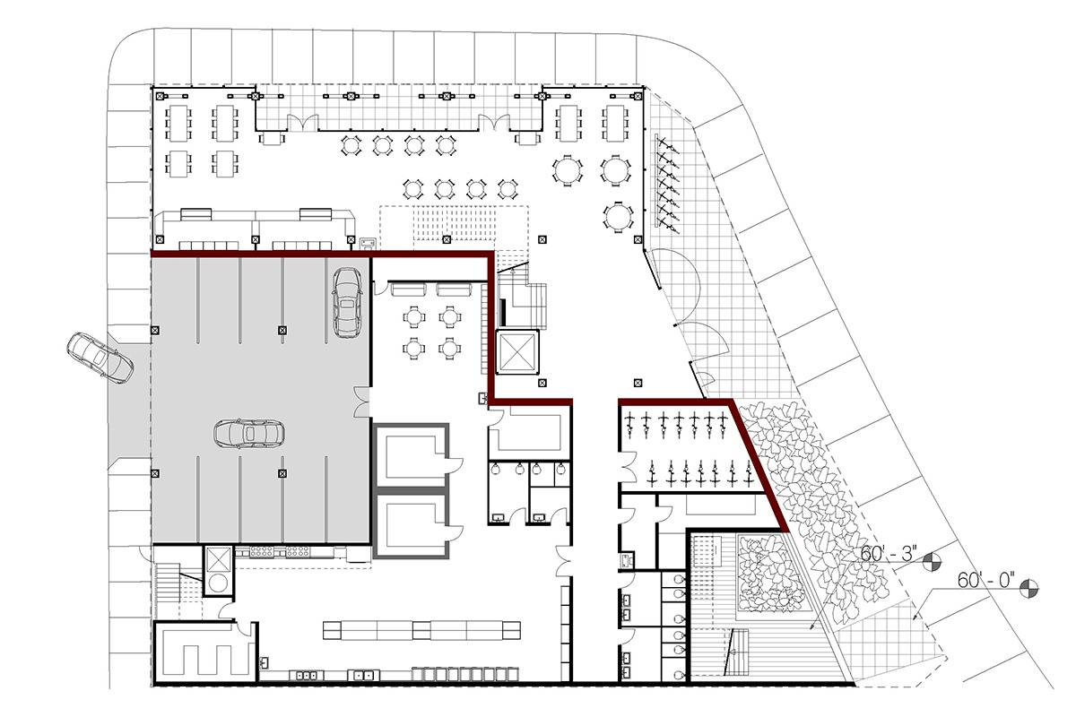 TERRACE KITCHEN Ground Plan