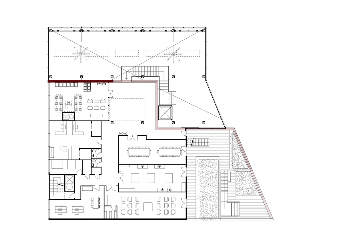 TERRACE KITCHEN Second Floor Plan