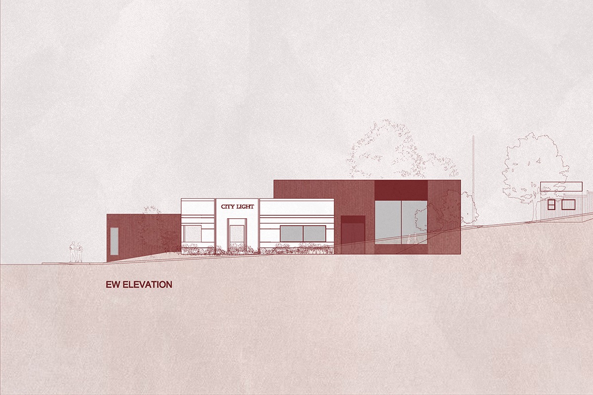 CA AND CC East to West Elevation