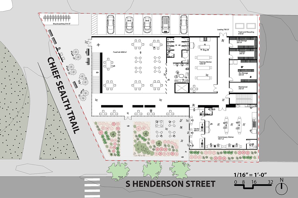 COMMISSARY KITCHEN First Floor Plan