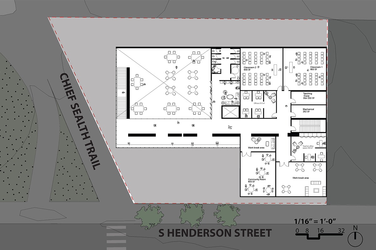 COMMISSARY KITCHEN Second Floor Plan