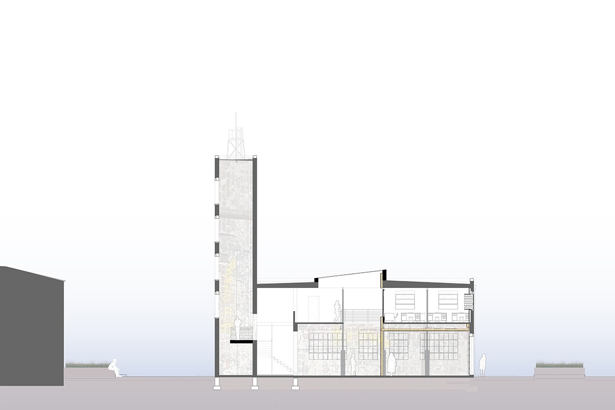 FIRE AND FUEL Wall Section