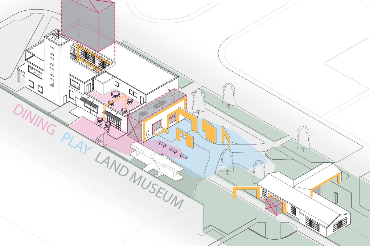 FIRE AND FUEL Axonometric Drawing