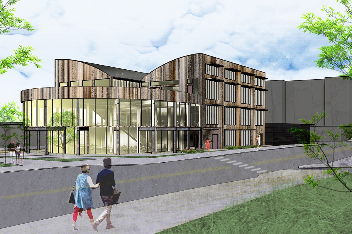 RAINER BEACH FOOD HALL Exterior Render