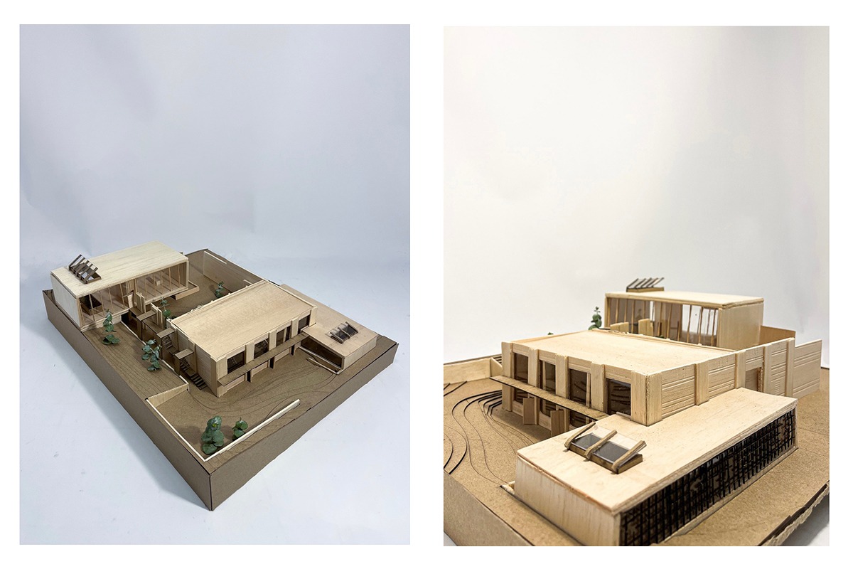 THE ARTIST COLLECTIVE AND CAFE Physical Model