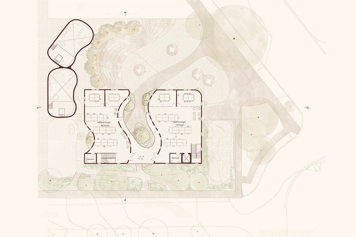 THE ARTIST COLLECTIVE AND CAFE Second Floor Plan