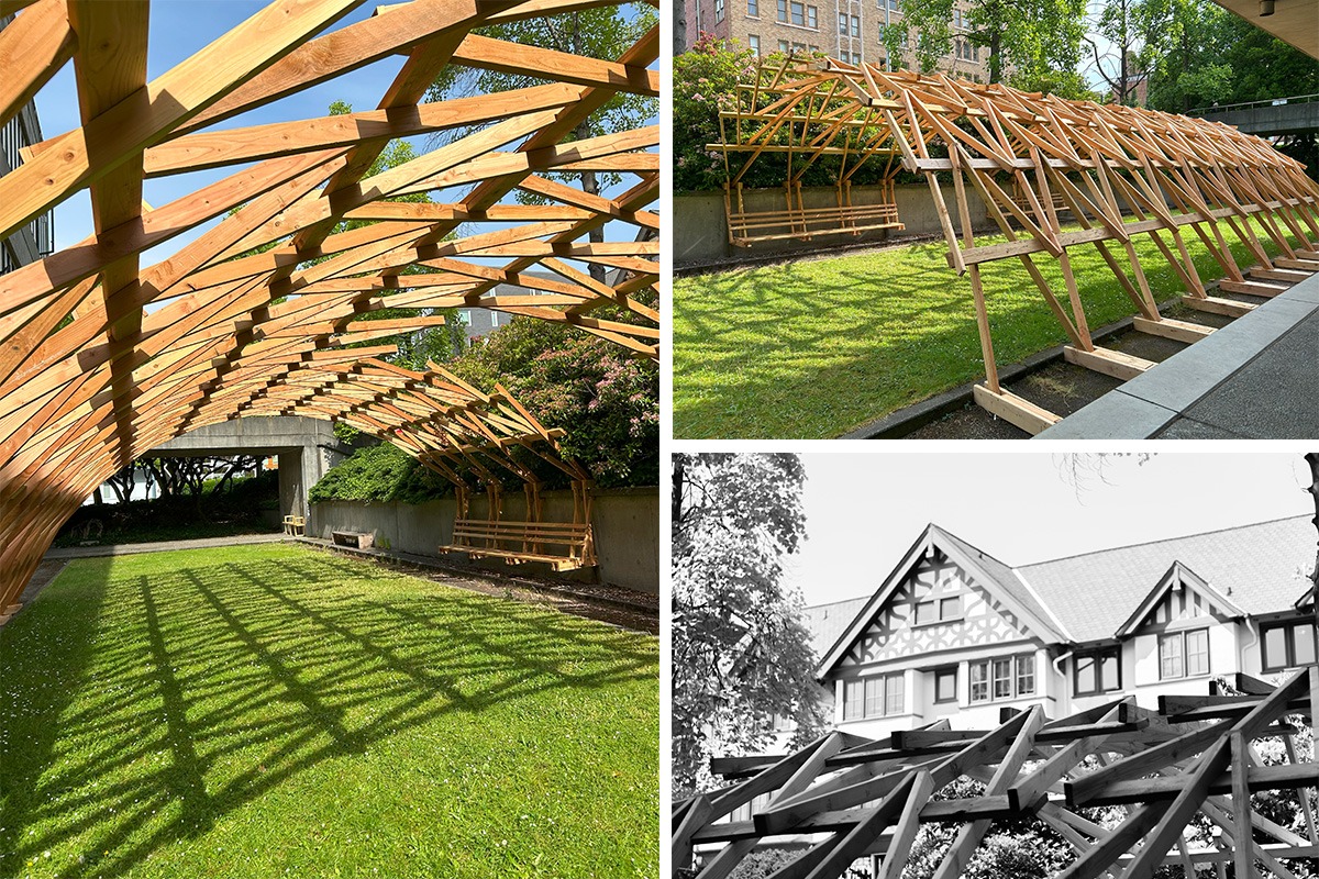 Timber Wave Compilation of Timber Wave Pavilion
